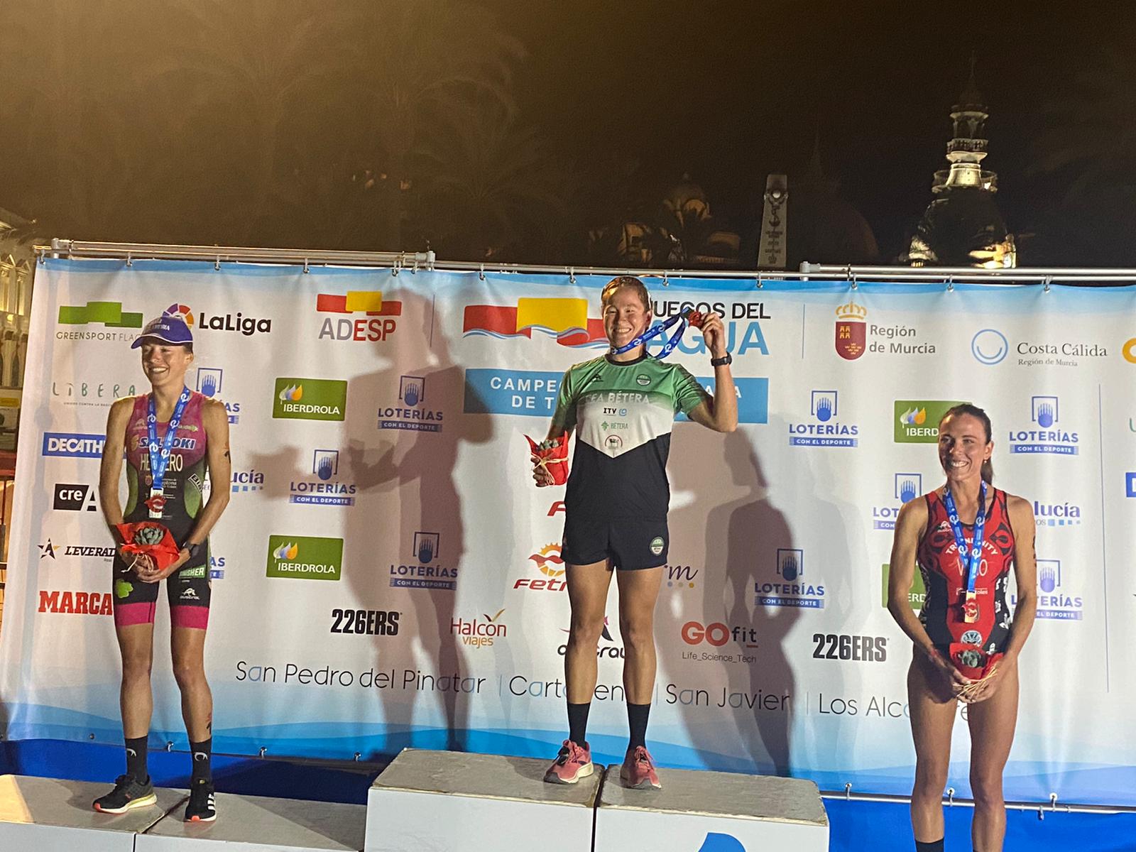 Saltoki Trikideak, campeón de España de triatlón sprint en Cartagena